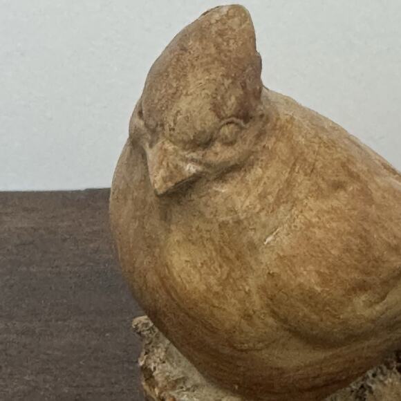 VTG Cardinal Exquisite Hand Carved Song Birds Perched Blue Jay Christmas - Picture 9 of 15